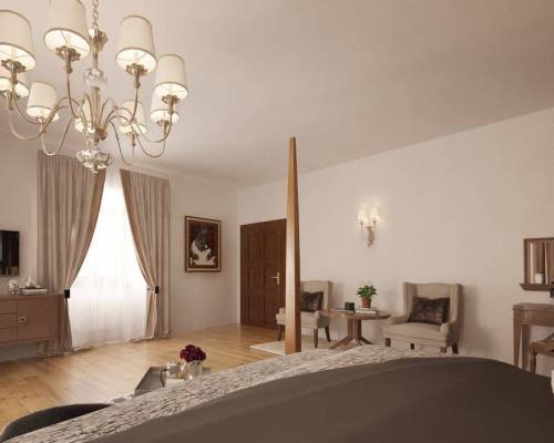 Návrh interiéru - Hotel Erb Banská Štiavnica