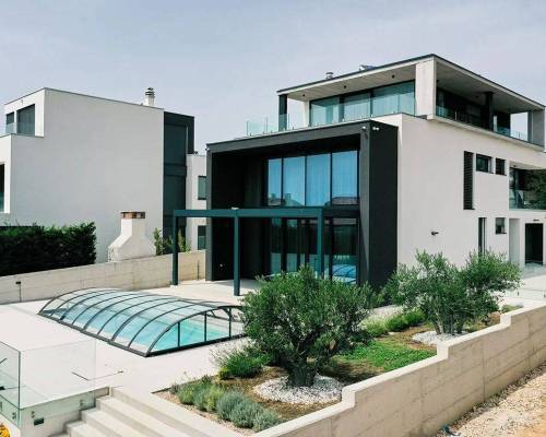 Realizácia exteriéru - apartmán Petrčane, Chorvátsko