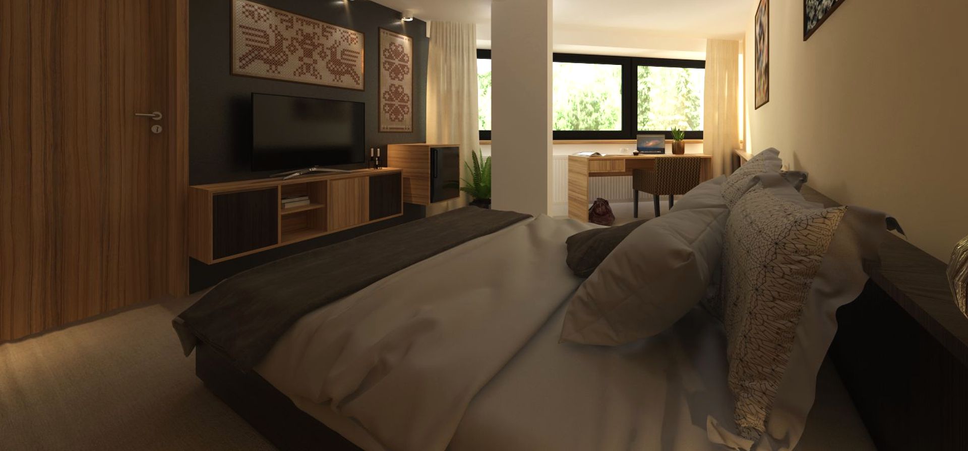 navrh interier hotel junior jasna